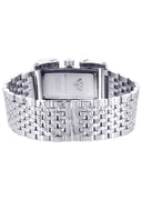 Mens White Gold Tone Diamond Watch | Appx. 2.75 Carats