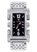 Mens White Gold Tone Diamond Watch | Appx. 2.75 Carats