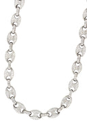 Diamond White Puff Gucci Chain