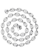 Diamond White Puff Gucci Chain