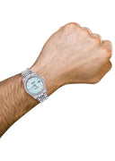 Mens Rolex Datejust Watch 16200 | 36Mm | Light Blue Dial | Jubilee Band