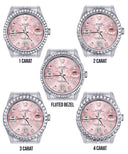 Mens Rolex Datejust Watch 16200 | 36Mm | Pink Flower Diamond Dial | Jubilee Band