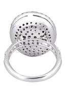 14K Ladies Black Diamond Cocktail Ring | 1.39 Carats | 10.72 Grams