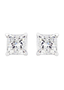 Princess Diamond Stud Earrings | 1.82 Carats