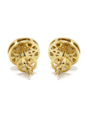 14K Yellow Gold Diamond Earrings For Men | 0.23 Carats | 2.28 Grams