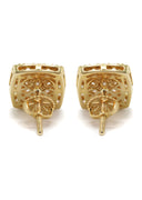 14K Yellow Gold Diamond Earrings For Men | 1.04 Carats | 2.91 Grams