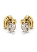 14K Yellow Gold Diamond Baguette Earrings For Men | 0.52 Carats | 2.76 Grams