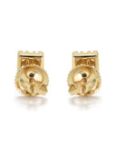 14K Yellow Gold Diamond Baguette Earrings For Men | 0.32 Carats | 1.29 Grams