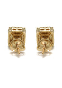 14K Yellow Gold Diamond Earrings For Men | 0.54 Carats | 2.86 Grams