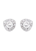 Round Diamond Stud Earrings | 0.49 Carats