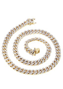 Iced Out Diamond Miami Cuban Link Chain Customizable (10MM-20MM)