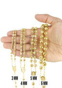 14K Yellow Gold Rosary Chain