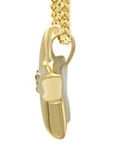 Gold Plated Franco Link Chain & Star Pendant | Appx. 20 Grams
