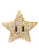 Gold Plated Iced Out Star Pendant | 7 Grams