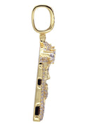 Gold Plated Jesus Head Pendant | 26.7 Grams