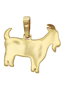 Gold Plated Goat Pendant | 14.5 Grams