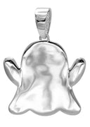 Gold Plated Ghost Emoji Pendant | 18.4 Grams