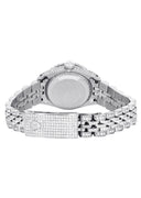 Womens Diamond Stainless Steel Rolex Watch | 26Mm | Light Blue Dial | Jubilee Band