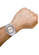 Rolex Datejust II Watch | 41 MM | Custom Dawn Pink Dial | Oyster Band