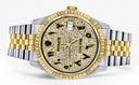 Mens Rolex Datejust Watch | 16233 | 36Mm | Diamond Gold Arabic Numeral | Jubilee Band