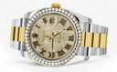 New Style | Diamond Gold Rolex Watch For Men | 36MM | Roman Diamond Dial | Oyster Band