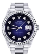 Mens Rolex Datejust Watch 16200 | 36Mm | Blue Dial | Oyster Band