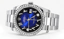 New Style | Rolex Datejust Watch | 36Mm | Blue Black Arabic Dial | Oyster Band