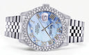 Mens Rolex Datejust Watch 16200 | 36Mm | Mother of Pearl Roman Numeral Dial | Two Row 4.25 Carat Bezel | Jubilee Band