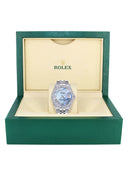 Mens Rolex Datejust Watch 16200 | 36Mm | Mother of Pearl Roman Numeral Dial | Two Row 4.25 Carat Bezel | Jubilee Band