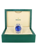 Mens Rolex Datejust Watch 16200 | 36Mm | Pearl Blue Dial | Jubilee Band