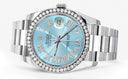 New Style | Rolex Datejust Watch | 36Mm | Light Blue Roman Dial | Oyster Band