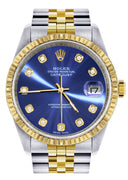 Mens Rolex Datejust Watch 16233 Two Tone | 36Mm | Blue Dial | Jubilee Band