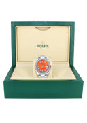 New Style | Rolex Datejust Watch | 36Mm | Orange Dial | Oyster Band