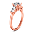 Three Stone Diamond EngagementRing Jenna 14K Rose Gold