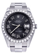 Rolex Datejust II Watch | 41 MM | Custom Grey Roman Dial | Oyster Band