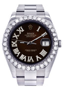 Rolex Datejust II Watch | 41 MM | Custom Black Chocolate Dial | Oyster Band