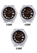 Rolex Datejust II Watch | 41 MM | Custom Black Chocolate Dial | Oyster Band