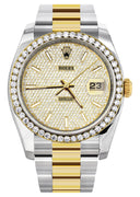New Style | Diamond Gold Rolex Watch For Men | 36MM | Diamond Dial | Oyster Band