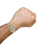 Mens Rolex Datejust Watch | 16233 | 36Mm | Diamond Gold Roman Numeral | Jubilee Band