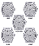 Mens Diamond Rolex Datejust Watch 16200  | 36MM | Fully Iced Out Diamond Dial | Jubilee Band