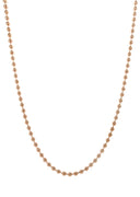 14K Rose Gold Chain - Dog Tag Chain