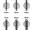 Iced Out Women Diamond Miami Cuban Link Chain 14K Rose Gold (5MM-8MM)
