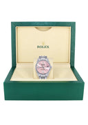 Mens Rolex Datejust Watch 16200  | 36Mm | Pink Flower Dial | Jubilee Band
