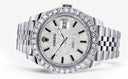 Rolex Datejust II Watch | 41 MM | Custom Full Diamond Dial | Jubilee Band