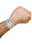 Rolex Datejust II Watch | 41 MM | Custom Full Diamond Dial | Jubilee Band