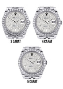 Rolex Datejust II Watch | 41 MM | Custom Full Diamond Dial | Jubilee Band