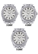 Rolex Datejust II Watch | 41 MM | Custom Full Diamond Dial | Jubilee Band