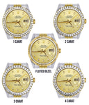 Gold Rolex Datejust Watch 16233 for Men | 36Mm | Gold Dial | Jubilee Band