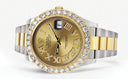 Rolex Datejust II Watch | 41 MM | 18K Yellow Gold & Stainless Steel | Custom Gold Roman Dial | Oyster Band