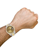Rolex Datejust II Watch | 41 MM | 18K Yellow Gold & Stainless Steel | Custom Gold Roman Dial | Oyster Band